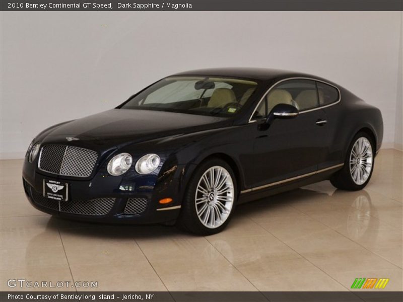 Dark Sapphire / Magnolia 2010 Bentley Continental GT Speed