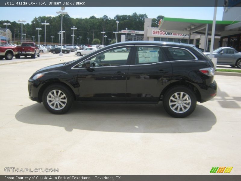 Brilliant Black / Black 2011 Mazda CX-7 i SV