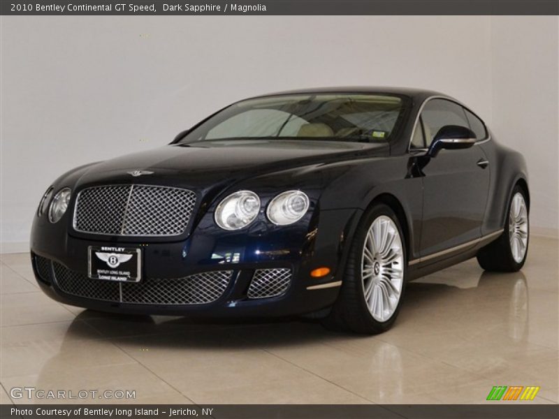 Dark Sapphire / Magnolia 2010 Bentley Continental GT Speed