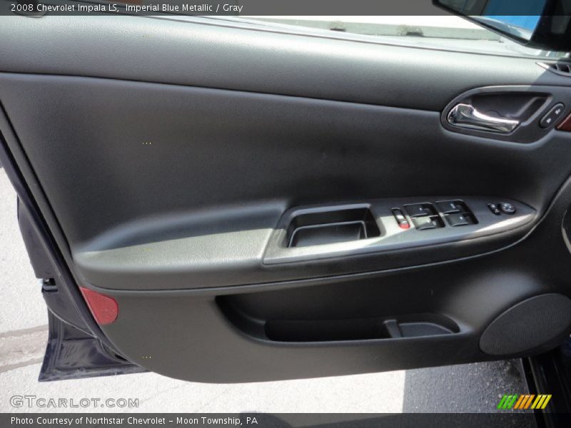 Imperial Blue Metallic / Gray 2008 Chevrolet Impala LS