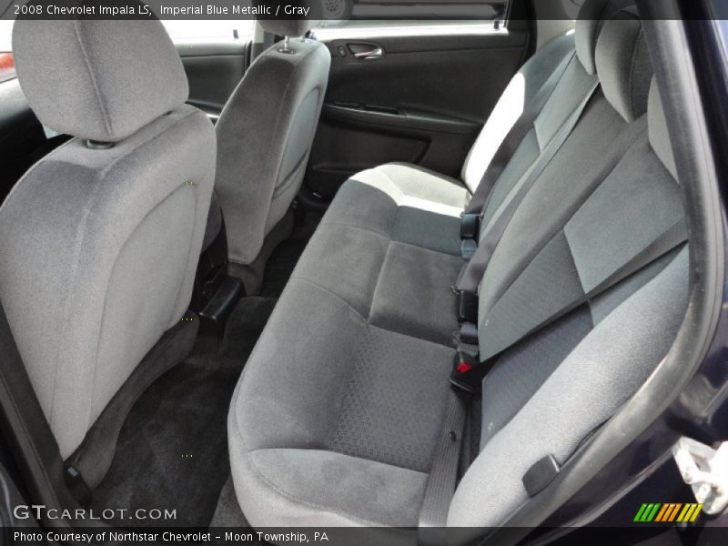 Imperial Blue Metallic / Gray 2008 Chevrolet Impala LS