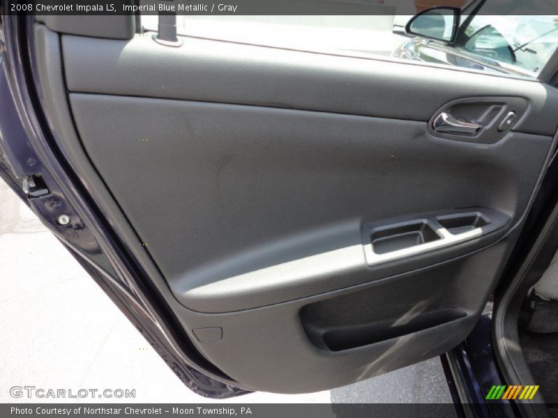 Imperial Blue Metallic / Gray 2008 Chevrolet Impala LS