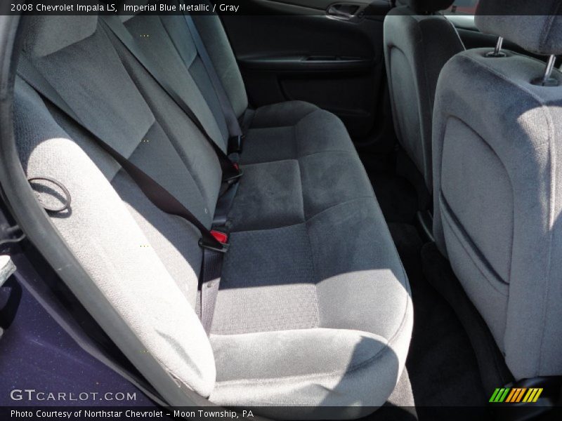 Imperial Blue Metallic / Gray 2008 Chevrolet Impala LS