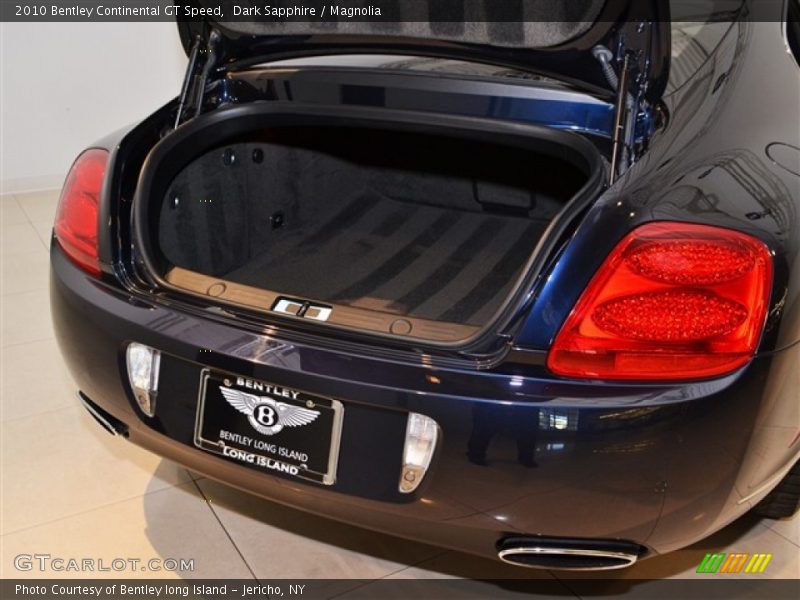 Dark Sapphire / Magnolia 2010 Bentley Continental GT Speed