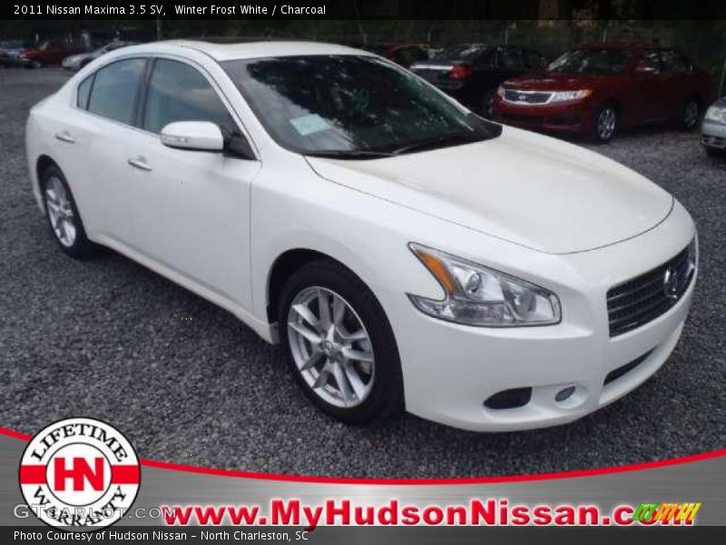 Winter Frost White / Charcoal 2011 Nissan Maxima 3.5 SV