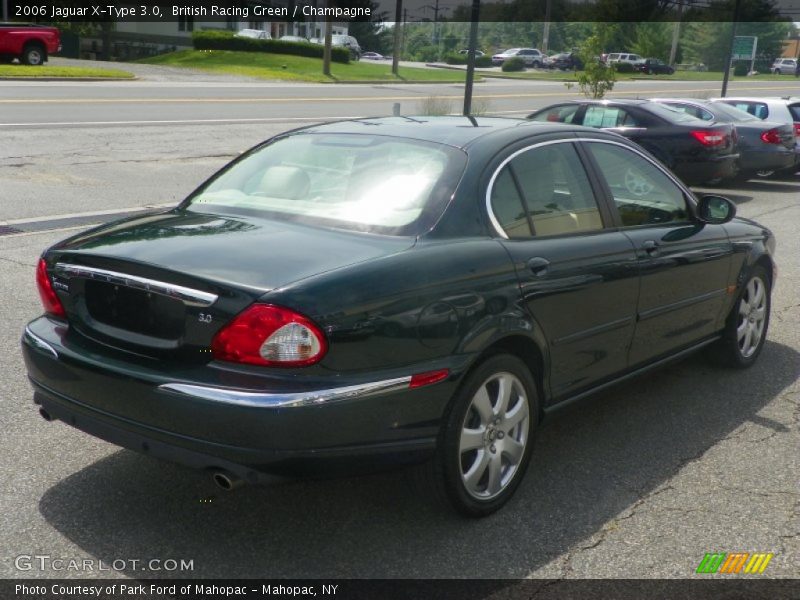 British Racing Green / Champagne 2006 Jaguar X-Type 3.0