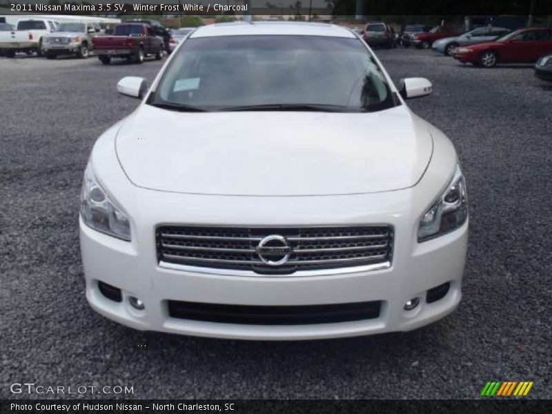 Winter Frost White / Charcoal 2011 Nissan Maxima 3.5 SV