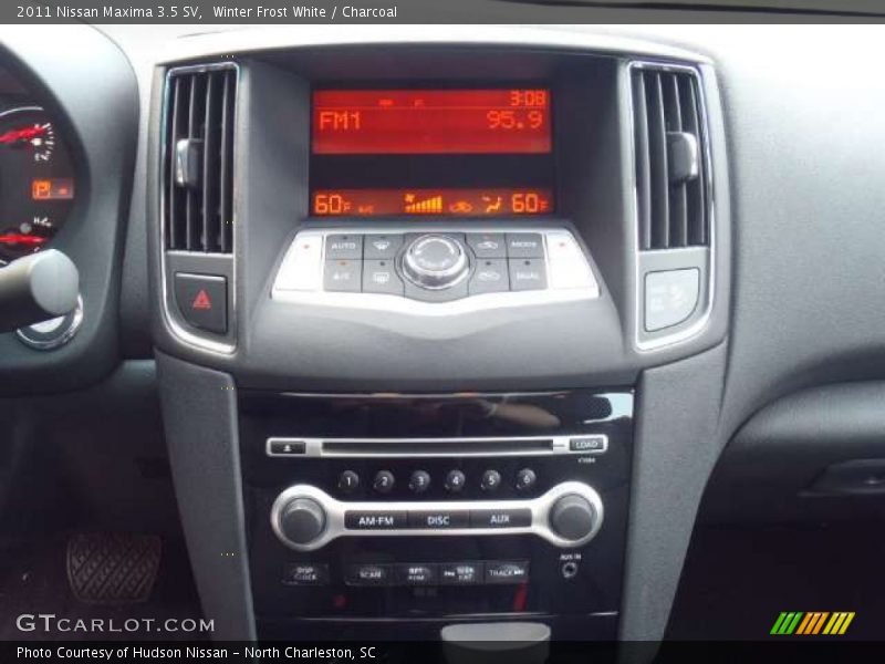 Winter Frost White / Charcoal 2011 Nissan Maxima 3.5 SV