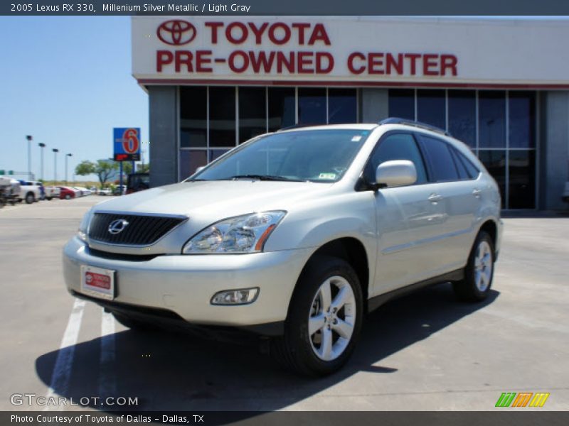 Millenium Silver Metallic / Light Gray 2005 Lexus RX 330