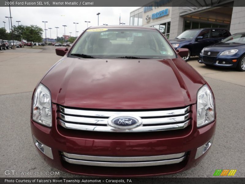Merlot Metallic / Camel 2006 Ford Fusion SEL V6