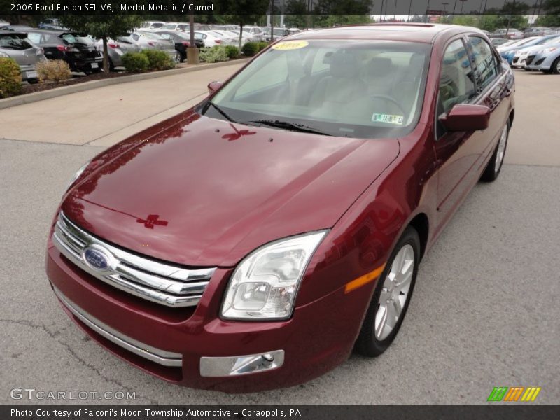 Merlot Metallic / Camel 2006 Ford Fusion SEL V6