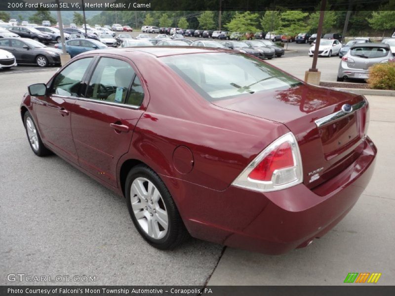 Merlot Metallic / Camel 2006 Ford Fusion SEL V6