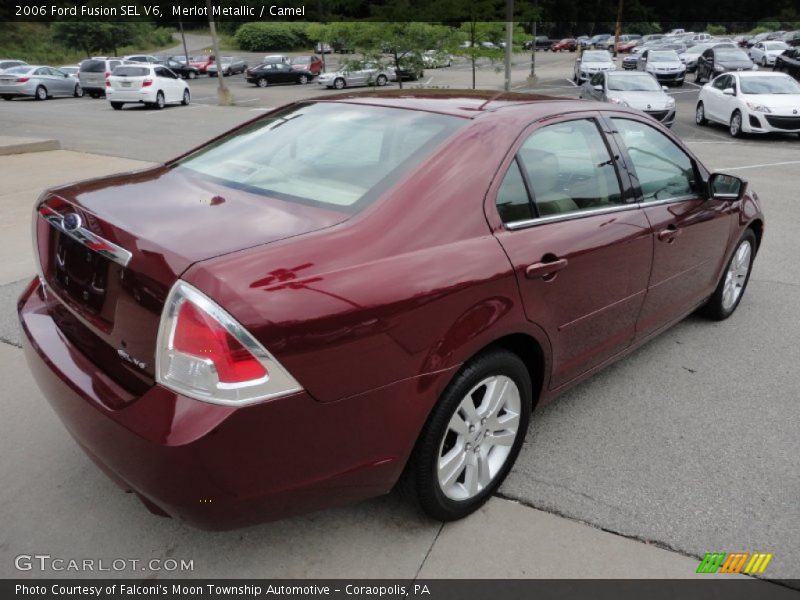 Merlot Metallic / Camel 2006 Ford Fusion SEL V6