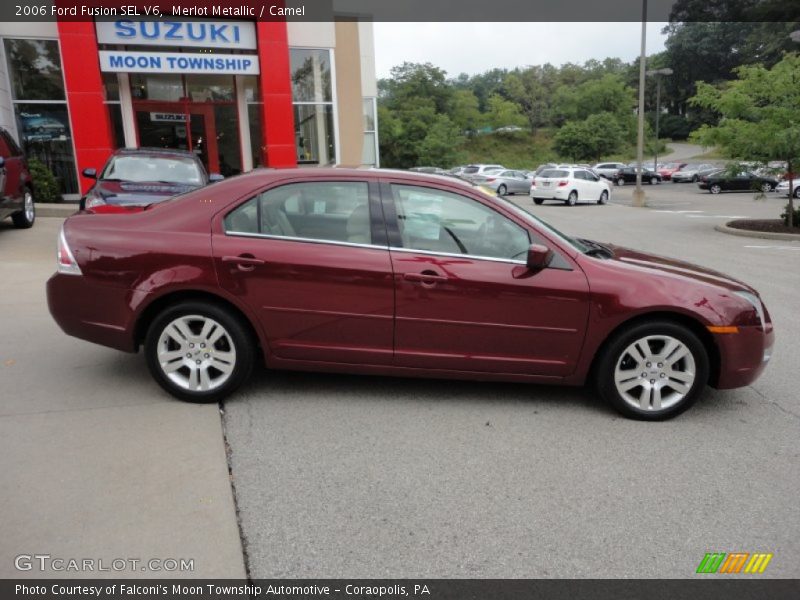 Merlot Metallic / Camel 2006 Ford Fusion SEL V6