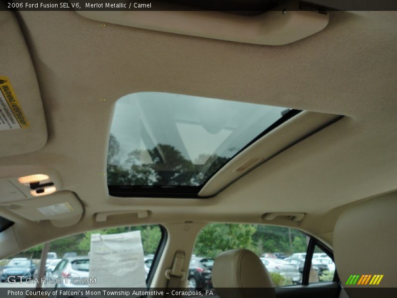 Merlot Metallic / Camel 2006 Ford Fusion SEL V6