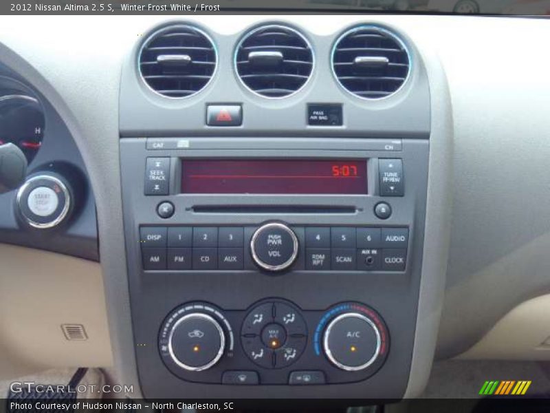Winter Frost White / Frost 2012 Nissan Altima 2.5 S