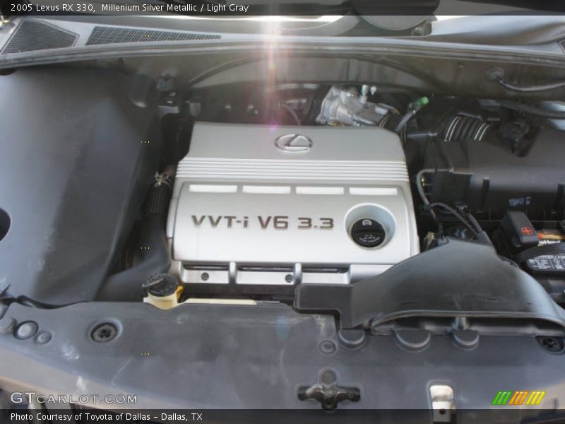 Millenium Silver Metallic / Light Gray 2005 Lexus RX 330