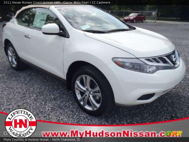 Glacier White Pearl / CC Cashmere 2011 Nissan Murano CrossCabriolet AWD