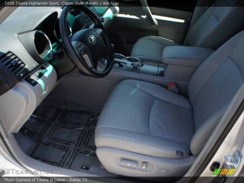 Classic Silver Metallic / Ash Gray 2008 Toyota Highlander Sport