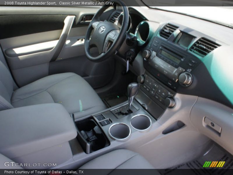 Classic Silver Metallic / Ash Gray 2008 Toyota Highlander Sport