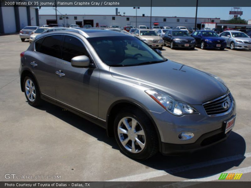 Platinum Graphite Gray / Graphite 2008 Infiniti EX 35 Journey