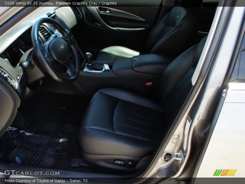 Platinum Graphite Gray / Graphite 2008 Infiniti EX 35 Journey