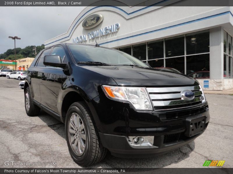 Black / Camel 2008 Ford Edge Limited AWD