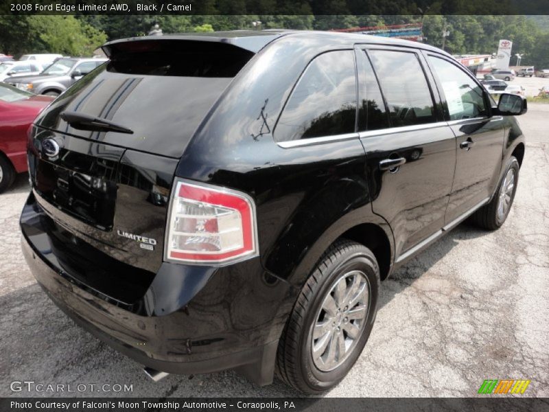 Black / Camel 2008 Ford Edge Limited AWD