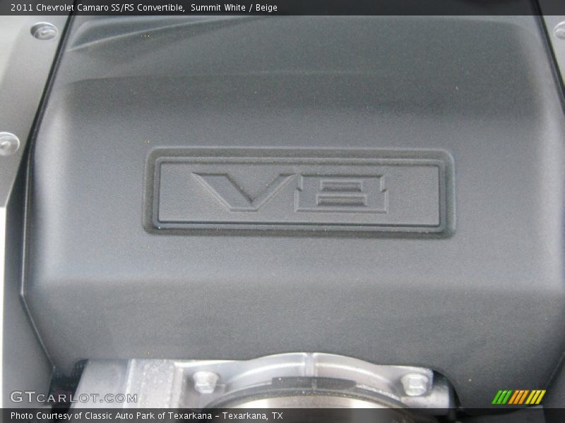 Summit White / Beige 2011 Chevrolet Camaro SS/RS Convertible
