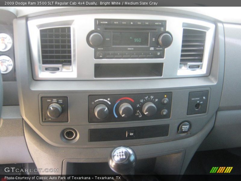 Bright White / Medium Slate Gray 2009 Dodge Ram 3500 SLT Regular Cab 4x4 Dually