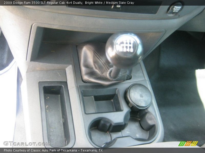 Bright White / Medium Slate Gray 2009 Dodge Ram 3500 SLT Regular Cab 4x4 Dually