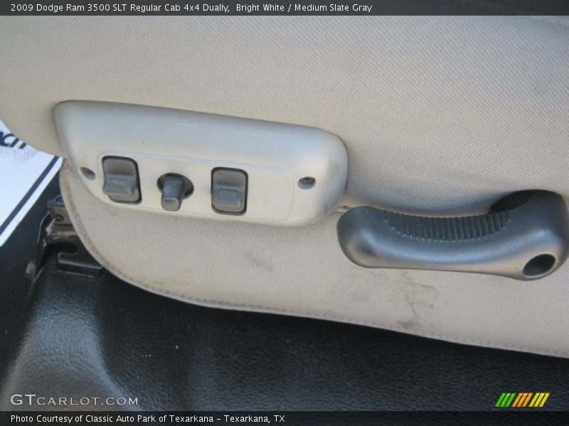 Bright White / Medium Slate Gray 2009 Dodge Ram 3500 SLT Regular Cab 4x4 Dually