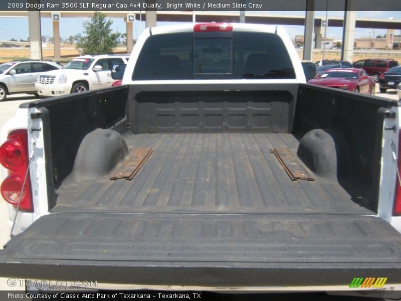 Bright White / Medium Slate Gray 2009 Dodge Ram 3500 SLT Regular Cab 4x4 Dually