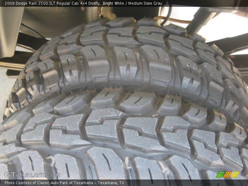 Bright White / Medium Slate Gray 2009 Dodge Ram 3500 SLT Regular Cab 4x4 Dually