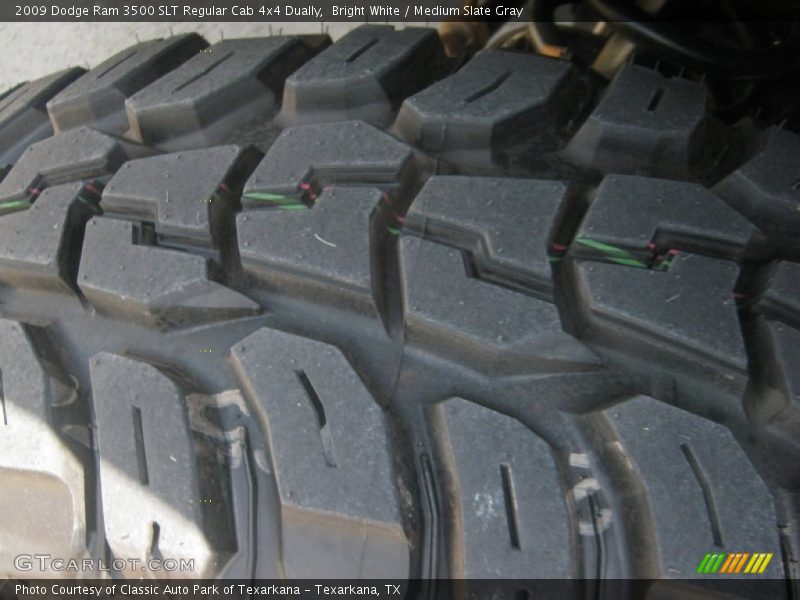 Bright White / Medium Slate Gray 2009 Dodge Ram 3500 SLT Regular Cab 4x4 Dually