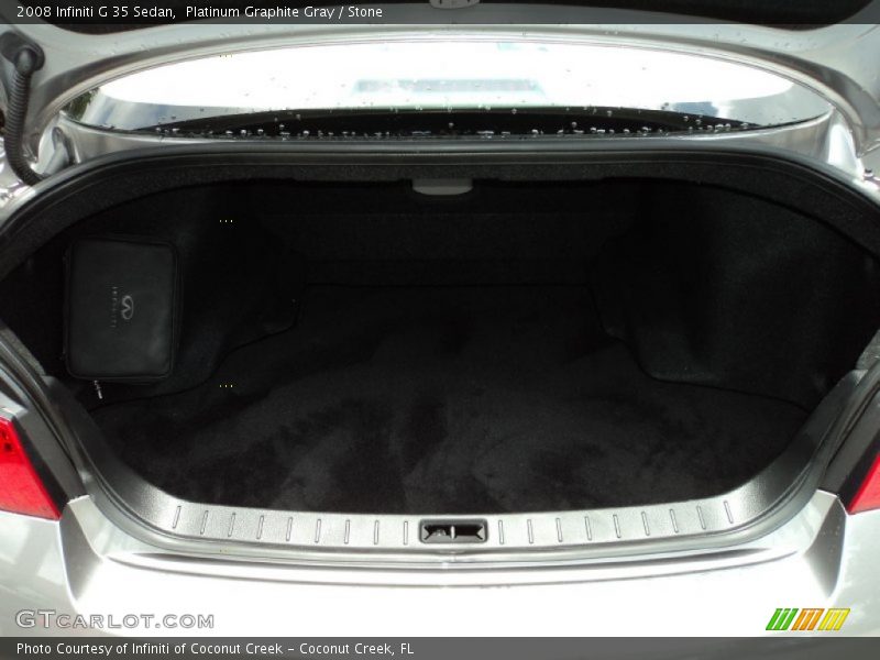 Platinum Graphite Gray / Stone 2008 Infiniti G 35 Sedan