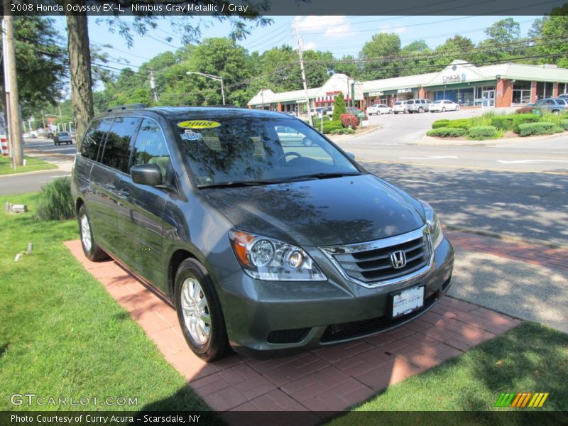 Nimbus Gray Metallic / Gray 2008 Honda Odyssey EX-L