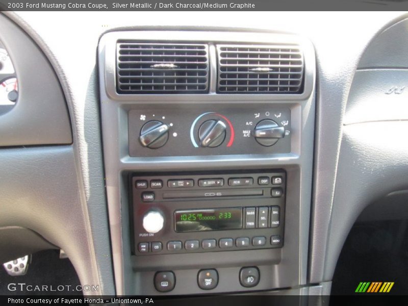 Controls of 2003 Mustang Cobra Coupe