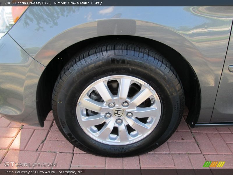 Nimbus Gray Metallic / Gray 2008 Honda Odyssey EX-L