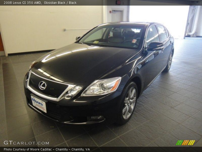 Obsidian Black / Black 2008 Lexus GS 350 AWD