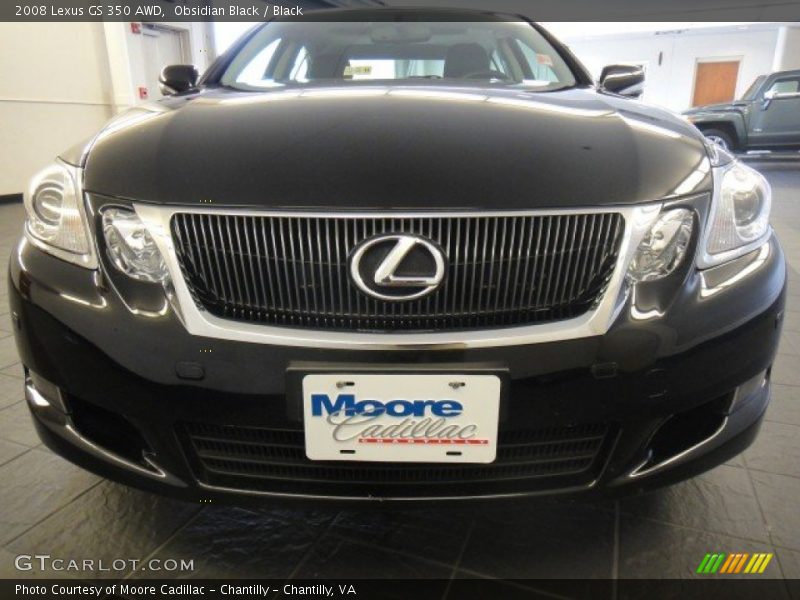 Obsidian Black / Black 2008 Lexus GS 350 AWD