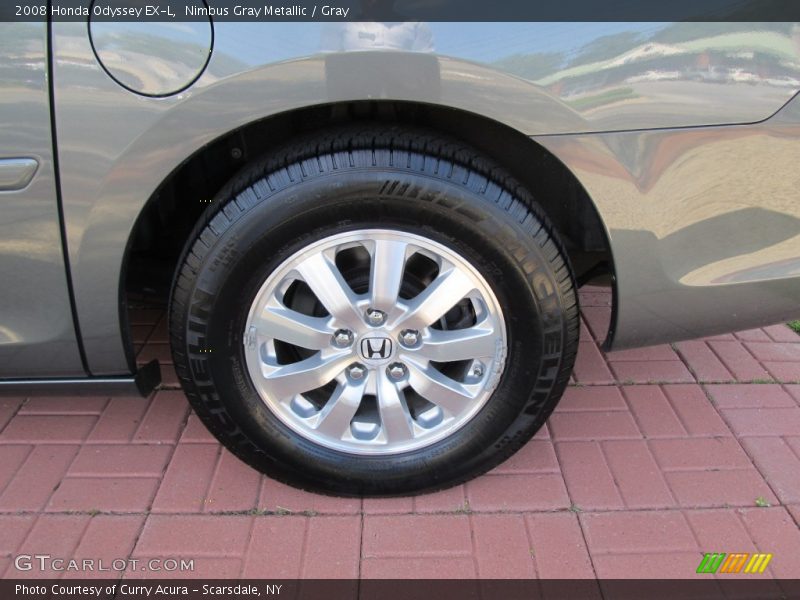 Nimbus Gray Metallic / Gray 2008 Honda Odyssey EX-L