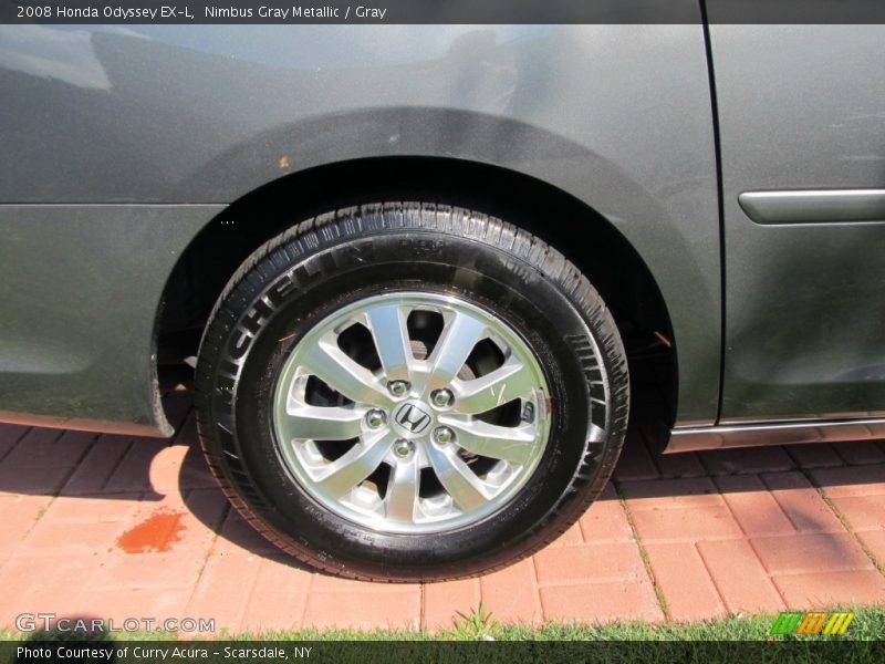Nimbus Gray Metallic / Gray 2008 Honda Odyssey EX-L