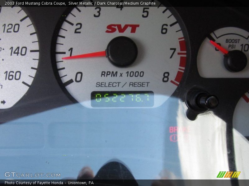 Silver Metallic / Dark Charcoal/Medium Graphite 2003 Ford Mustang Cobra Coupe