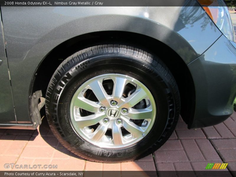 Nimbus Gray Metallic / Gray 2008 Honda Odyssey EX-L