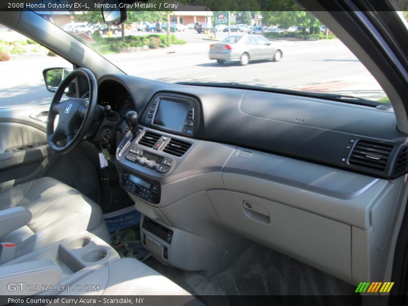 Nimbus Gray Metallic / Gray 2008 Honda Odyssey EX-L
