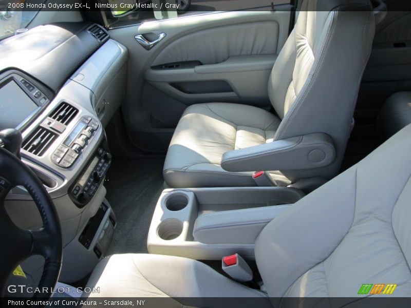 Nimbus Gray Metallic / Gray 2008 Honda Odyssey EX-L