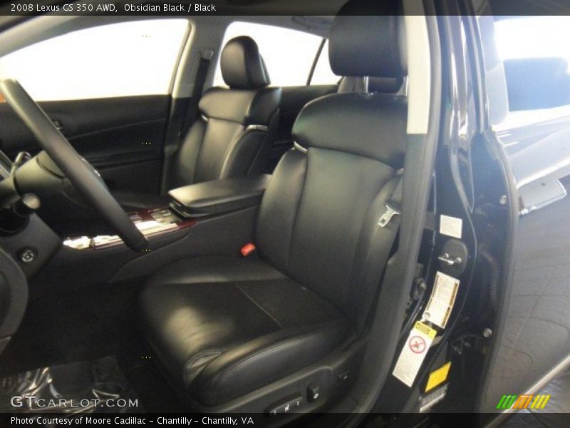 Obsidian Black / Black 2008 Lexus GS 350 AWD