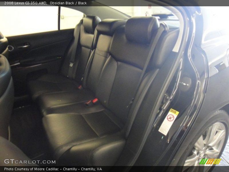 Obsidian Black / Black 2008 Lexus GS 350 AWD