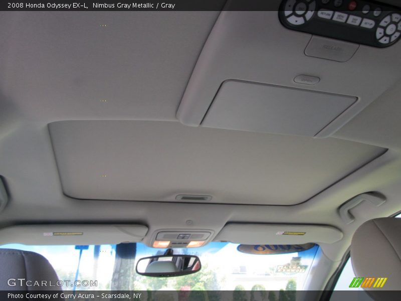 Nimbus Gray Metallic / Gray 2008 Honda Odyssey EX-L